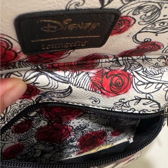 Rare Disney x Loungefly Sketched Belle & Roses Mini Backpack main image 9